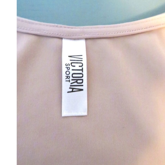 Victoria Sport Victoria Secret Mesh‎ Panel Long Sleeve Cropped Top Medium - Picture 9 of 11